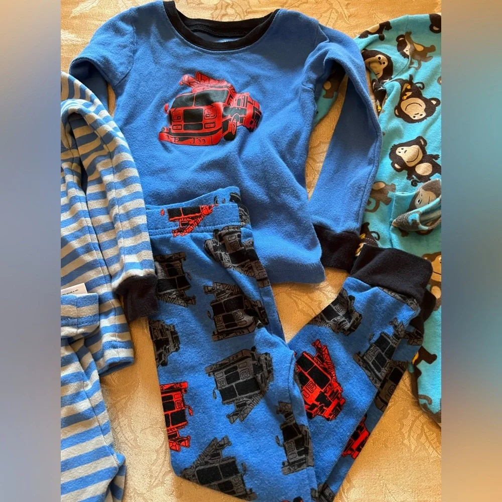 Carters Boys Cotton Long Sleeve Pajamas